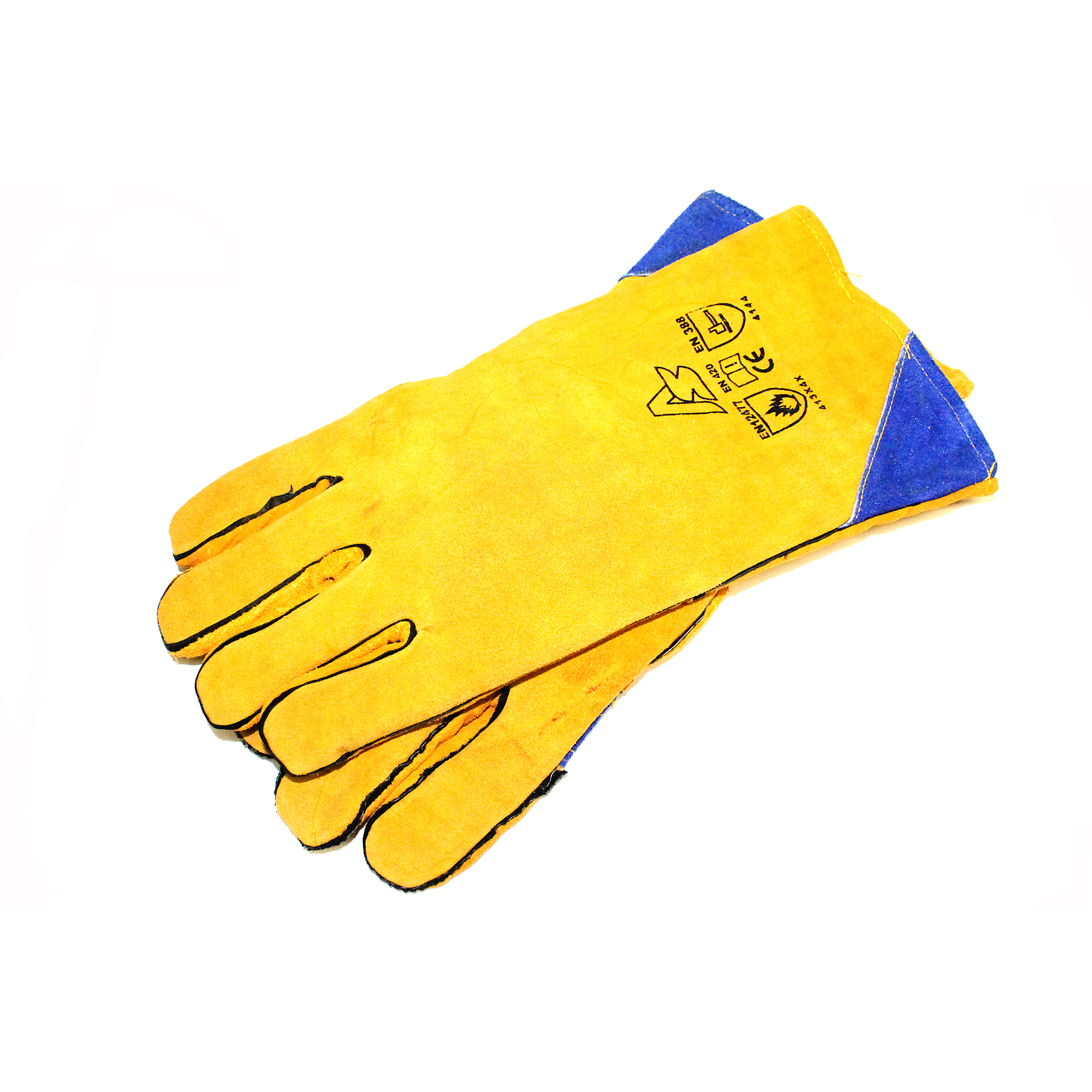 ALC Premium Blasting Gloves — All Leather, Fully Lined, Model# 40023